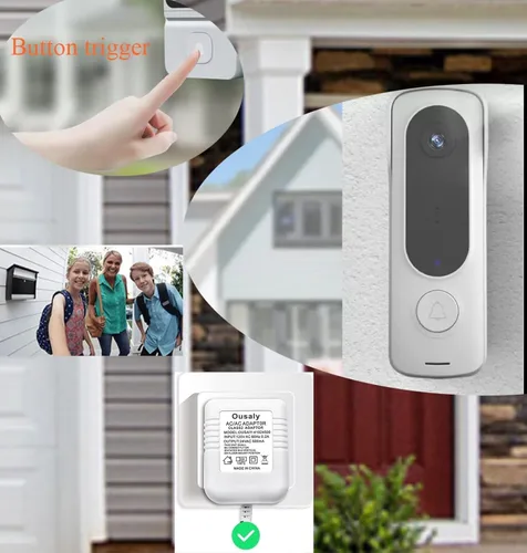 Vista 6 de Adaptador de alimentación para timbre, transformador de 24V compatible con Ring Doorbell, video timbre, Nest, Ecobee, Sensi y termostatos Honeywell