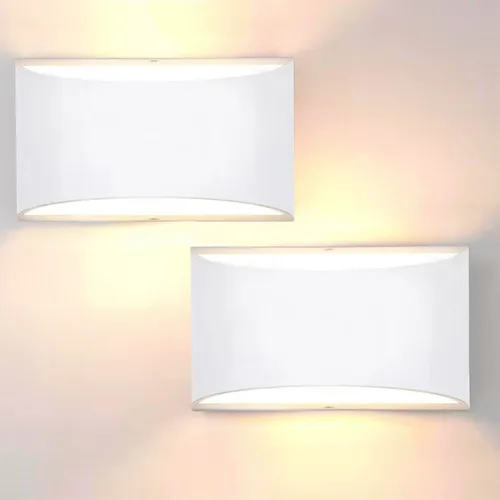 Vista 16 de Aplique de pared LED Lightess, color negro, para interiores, regulable