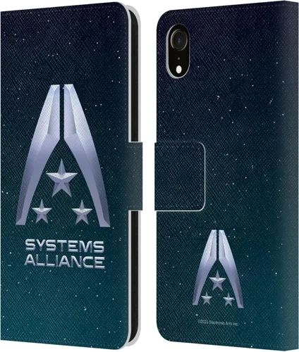 Vista 64 de Head Case Designs Funda de piel con licencia oficial de EA Bioware Mass Effect Cerberus Logo Graphics tipo cartera compatible con Apple iPhone 11