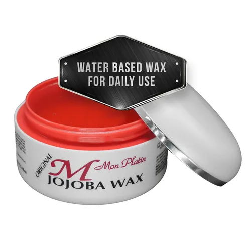 Vista 8 de Mon Platin - Cera para cabello de jojoba para hombre con aspecto húmedo (Jojoba y caviar negro)