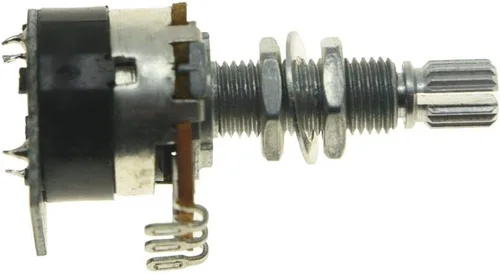 Vista 5 de Shadow Kill Pot Potenciómetro de bajo de guitarra con interruptor de empuje para matar el sonido de audio o cono lineal