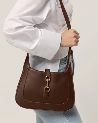 Vista 4 de Shoulder Bag for Women - Small Shoulder Purses - Top Handle Structured Handbags - Adjustable Strap Vegan Leather