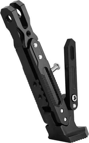 Vista 9 de EVGATSAUTO Soporte para motocicleta, aleación de aluminio CNC, negro, trasero, compatible con motocicleta