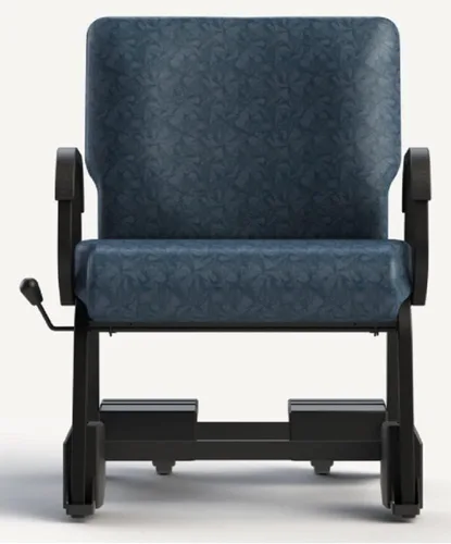 Vista 5 de Titan Plus+ Silla bariátrica armada de 30 pulgadas de ancho con ruedas