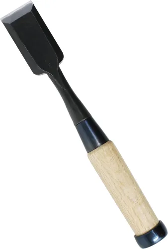 Vista 15 de KAKURI Cincel de mortaja japonés para carpintería 1/8" (3 mm), fabricado en Japón, cincel de madera Oire Nomi, hoja de acero japonés de alto carbono
