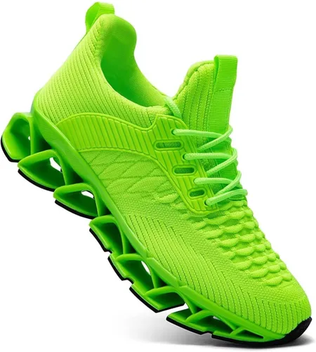 Vista 6 de Zapatos deportivos para hombre sin cordones para correr, caminar, tenis con cuchilla, informales, cómodos, antideslizantes, para el trabajo