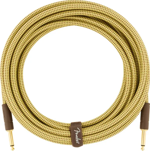 Vista 19 de Fender Cable de instrumento original de 18.6 pies, recto, negro, 1 paquete