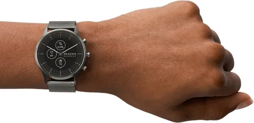 Vista 6 de Skagen Jorn - Reloj inteligente híbrido de 1654in Gen 6 con Alexa integrado frecuencia cardíaca oxígeno en sangre y notificaciones de smartphone