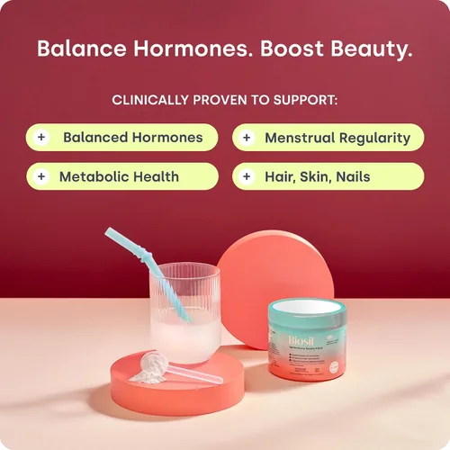 Vista 2 de Biosil HerHarmony Beauty Blend - 5.9 oz - Hormona, fertilidad y apoyo menstrual, salud de la piel, el cabello y las uñas, proporción ideal 40:1