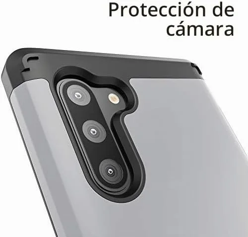 Vista 3 de Crave Funda para Note 10, funda de protección fuerte para Samsung Galaxy Note 10 - Pizarra