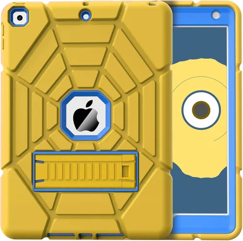 Vista 7 de Grifobes - Funda para iPad de 9.ª generación, para iPad de 8.ª/7.ª generación 2021/2020/2019, funda protectora resistente de 10.2" con soporte