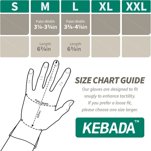 Vista 6 de Kebada Guantes de jardinería para hombres, 2 pares de guantes de jardín transpirables, revestimiento de látex de espuma, guantes de trabajo