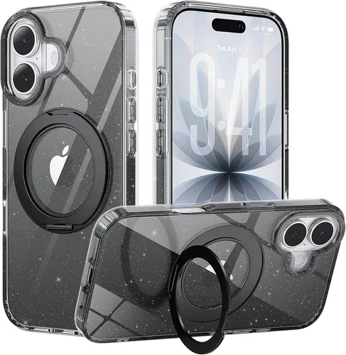 Vista 39 de Funda para iPhone 11, funda magnética con función atril [protección de grado militar] y [compatible con MagSafe], funda protectora delgada