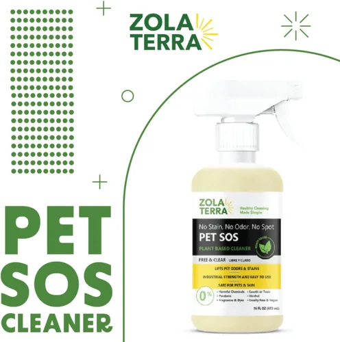 Vista 7 de Pet SOS 32 oz (olor de manchas y limpiador de manchas)