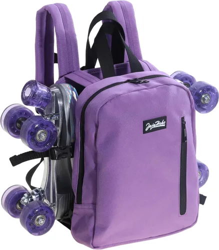 Vista 15 de JajaHoho Bolsas para patines de ruedas para mujeres y hombres, mochila multifuncional deportiva para patines de ruedas, patines de hielo, patines