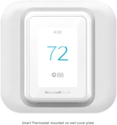Vista 2 de Honeywell Home RCHT9510WF Termostato inteligente T9 + placa de pared