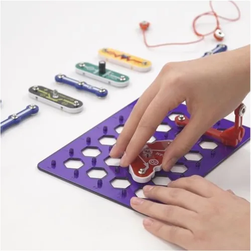 Vista 9 de Snap Circuits Elenco Kit de construcción de electrónica para el hogar de Snap Circuits para niños a partir de 8 años