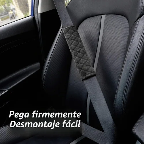 Vista 5 de Turcee 2 PCS fundas para cinturón de seguridad de automóvil, cojín suave para cinturón de seguridad, antifricción para una conducción cómoda