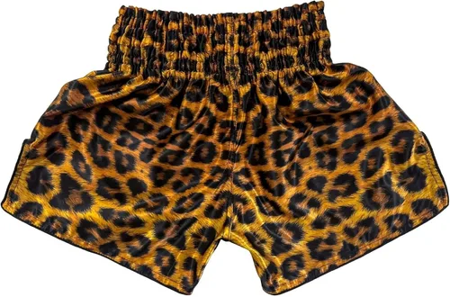 Vista 3 de The Leopard 2.0 - Pantalones cortos unisex Muay Thai Auténticos Hombres Mujeres Boxeo