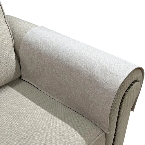 Vista 10 de Fundas para Brazos de Sofá, Funda Antideslizante para Reposabrazos de Sofá Reclinable, 2 Fundas Lavables para Brazos de Sofá, Protectores de Brazos