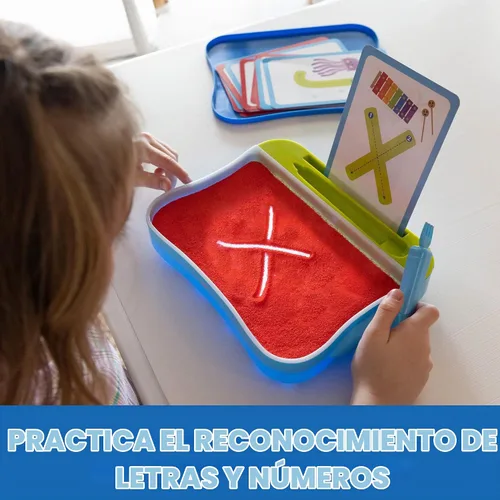 Vista 4 de Educational Insights Centro de rastreo iluminado: rastreo de letras para niños de 3 a 5 años, actividades de aprendizaje preescolar, práctica