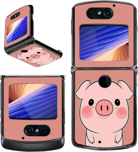 Vista 16 de Rossy Funda para Motorola RAZR 5G, para Moto RAZR 5G, funda delgada y ligera de policarbonato duro a prueba de golpes para Motorola Moto RAZR 5G
