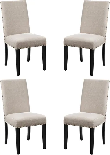 Vista 14 de New Classic Furniture Crispin - Silla de comedor (2 unidades), color natural