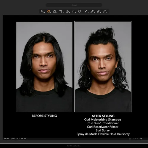 Vista 3 de Bumble and bumble. Surf Sea Salt Spray Voluminizante Añade textura + acabado mate, ondulado recto