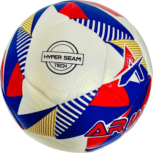 Vista 3 de Balón de fútbol híbrido tamaño 0.18 – 15.59 oz Pelota de entrenamiento duradera para suelo duro y césped artificial – Pelota de 4 forros para todo