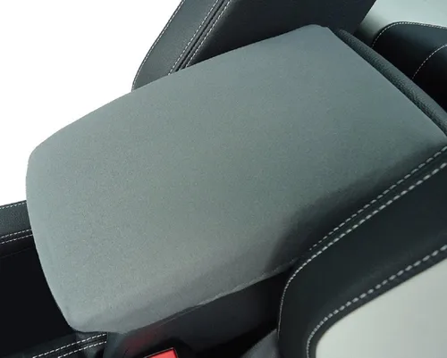 Vista 5 de Compatible con Mazda 6 2006-2015 Funda de neopreno para reposabrazos central para tapa de consola central, fabricada en Estados Unidos, color negro