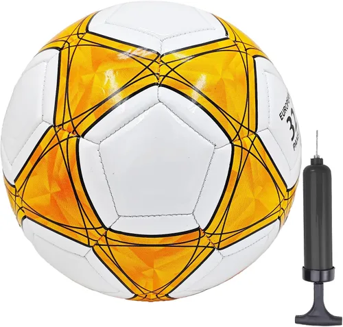 Vista 11 de Balón de fútbol tamaño 3,4,5 PU suave para práctica de entrenamiento, regalo para niños y niñas, viene con bomba y aguja