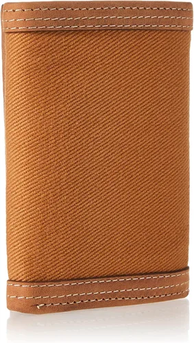 Vista 3 de WOLVERINE Men's CanvasLeather Trifold Wallet