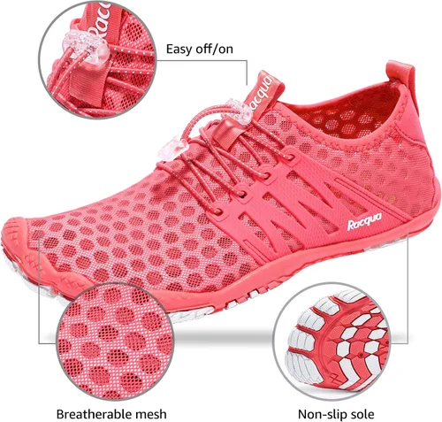 Vista 3 de Racqua Zapatos de agua de malla compuesta para hombre y mujer