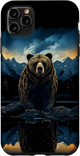 Vista 13 de Bear Grizzly Animal Mountain Hiking Case for iPhone 16