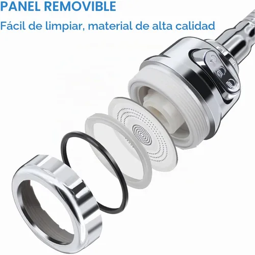 Vista 4 de Cabezal rociador de grifo, accesorio extensor de grifo giratorio 360