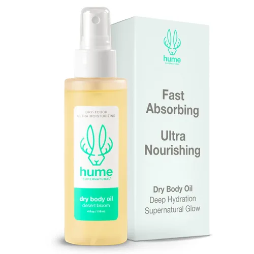 Vista 10 de HUME SUPERNATURAL Spray de aceite corporal seco, aceite ultra hidratante para piel seca, aceites corporales ligeros y nutritivos para mujeres