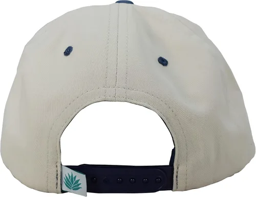 Vista 4 de Sendero Provisions Co. Parche bordado All Hat No Cattle Snapback Sombrero blanco roto, talla única, Blanco sucio
