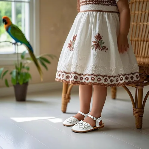 Vista 169 de THEE BRON Sandalias cómodas para niñas, zapatos para niños, sandalias rellenas