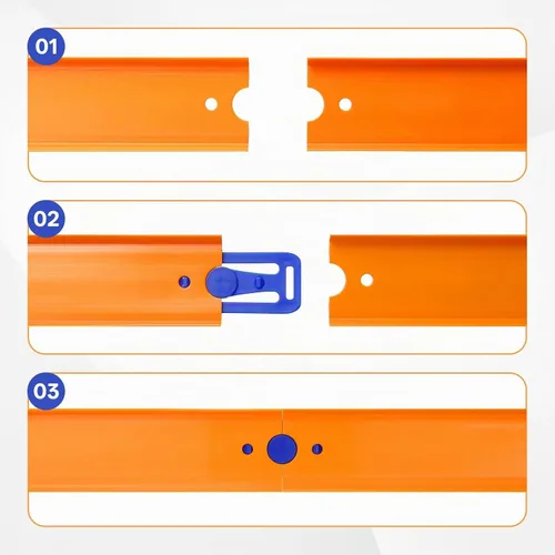 Vista 3 de 25 juegos de conectores de carrito, no impresos en 3D, compatibles con hotwheels, diseño de molde que combina perfectamente con el carril