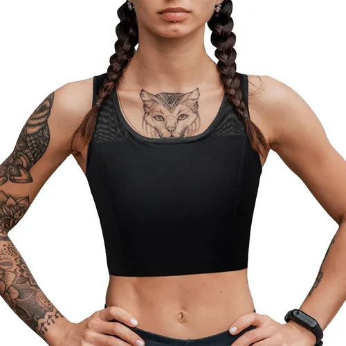 Vista 2 de Jumwa Chest Binder Trans Binder for Transgender FTM Cosplay Compression Bra