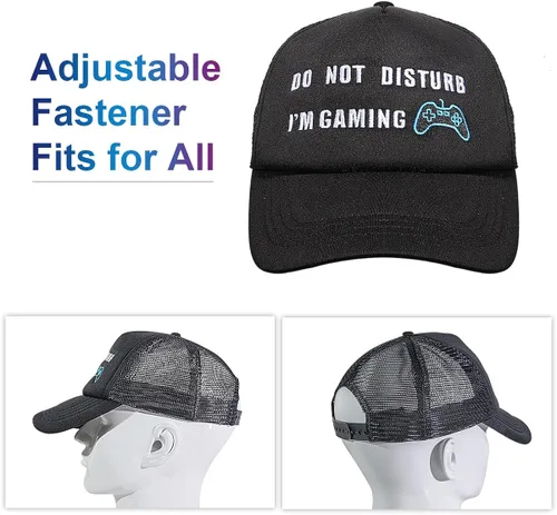 Vista 2 de Do Not Disturb Gaming Socks, Black Beanie Baseball Cap Hat Valentines Fathers Day Gamer Gifts Christmas for Men Teenage Boys