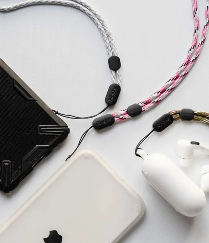 Vista 9 de Ringke Correa de muñeca de paracaídas, cordón ajustable para teléfono celular, cámara, unidad flash USB e insignia de identificación