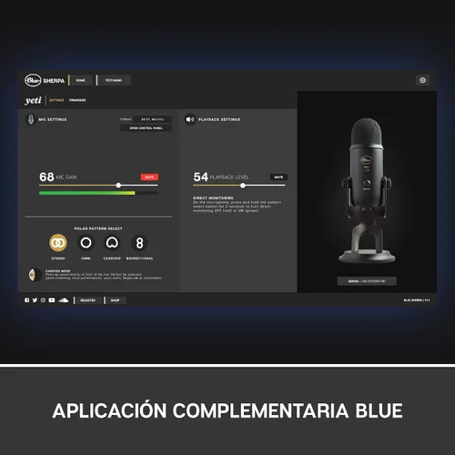 Vista 9 de Blue Microphones Blue Yeticaster - Paquete de transmisión profesional con micrófono USB Yeti, soporte de choque Radius III y brazo de brazo