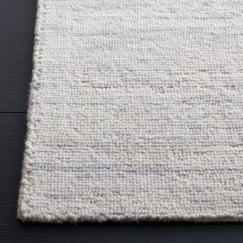 Vista 2 de SAFAVIEH Himalaya Collection - Alfombra decorativa de 2 x 3 pies, color plateado, hecho a mano, ideal para zonas de alto tráfico en entrada, sala
