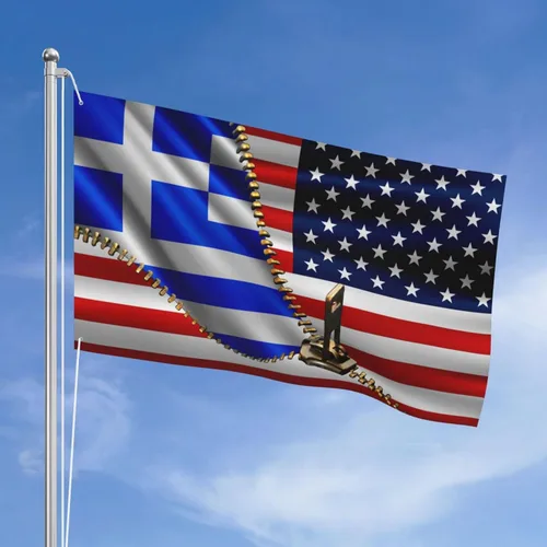 Vista 11 de Bandera de Estados Unidos y Colombia Colombiana Banderas para exteriores de 3 x 5 pies, tres capas de tela de costura de doble cara, impresión de 3