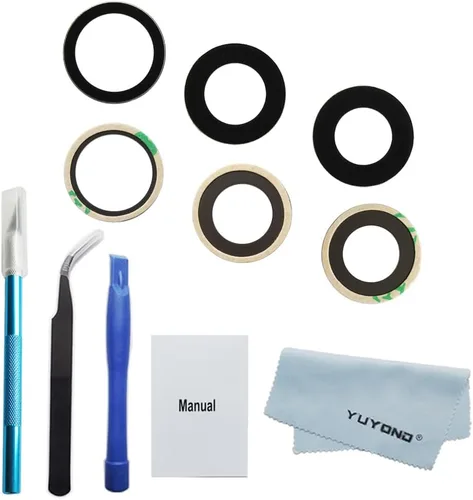 Vista 4 de Reemplazo original de la lente de cristal de la cámara trasera del OEM para el iPhone 14 Pro y para el iPhone 14 Pro Max con kit de herramientas