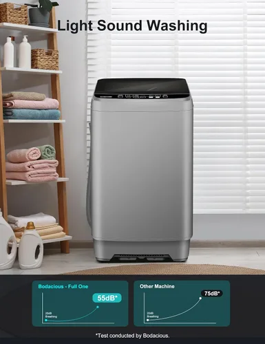 Vista 4 de Lavadora portátil - Lavadora completamente automática con bomba de drenaje