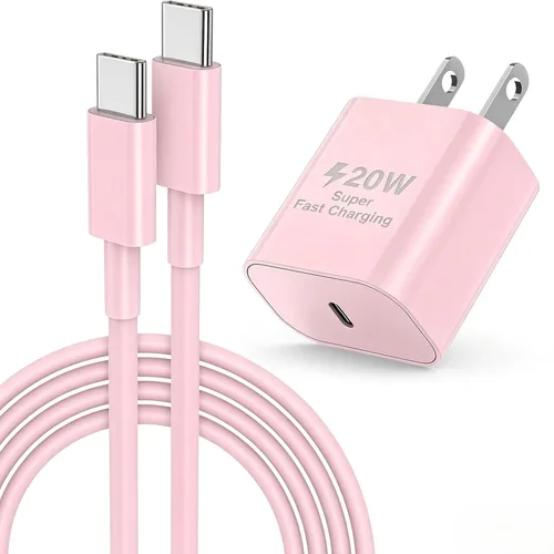 Vista 8 de Cargador rápido para iPhone 17 16 15 y cable tipo C a C de 10 pies de largo, bloque de carga USB C para Apple iPhone 17 Pro Max/17 Air/16 Pro/15