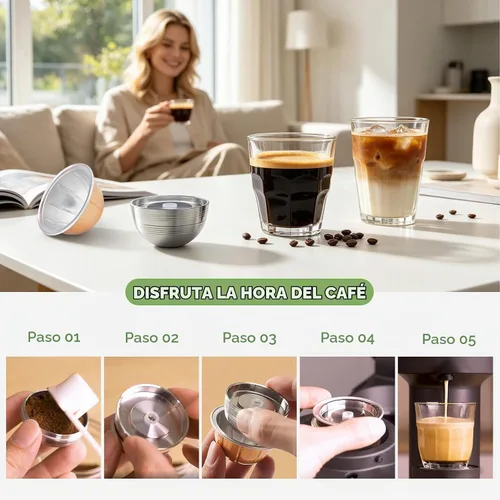 Vista 8 de Cápsulas de café reutilizables para la máquina de café VertuoLine