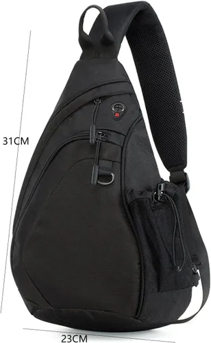 Vista 2 de XDASH School Backpack Messenger Bag Men Nylon Multipurpose Chest Pack Sling Shoulder Bags for Men Casual Crossbody Bolsas